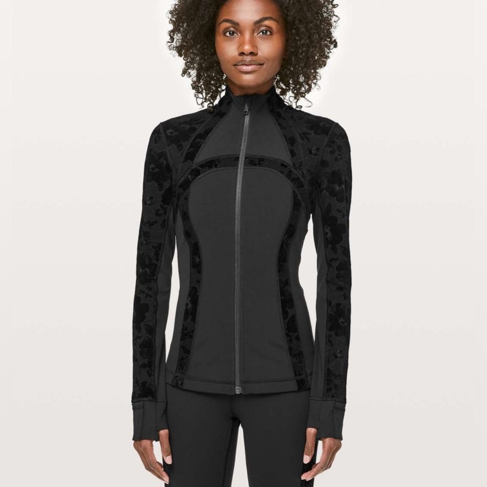 Lululemon Flocked Floral Define Jacket